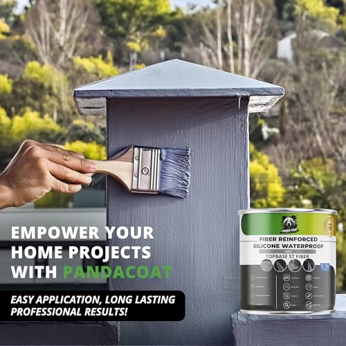 PandaCoat TopBase ST Fiber glass-fibre reinforced silicone waterproofing, grey, 1 kg
