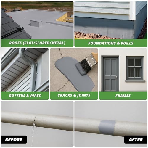 PandaCoat UniBase MS universal waterproofing (liquid rubber), grey, 5.7 kg