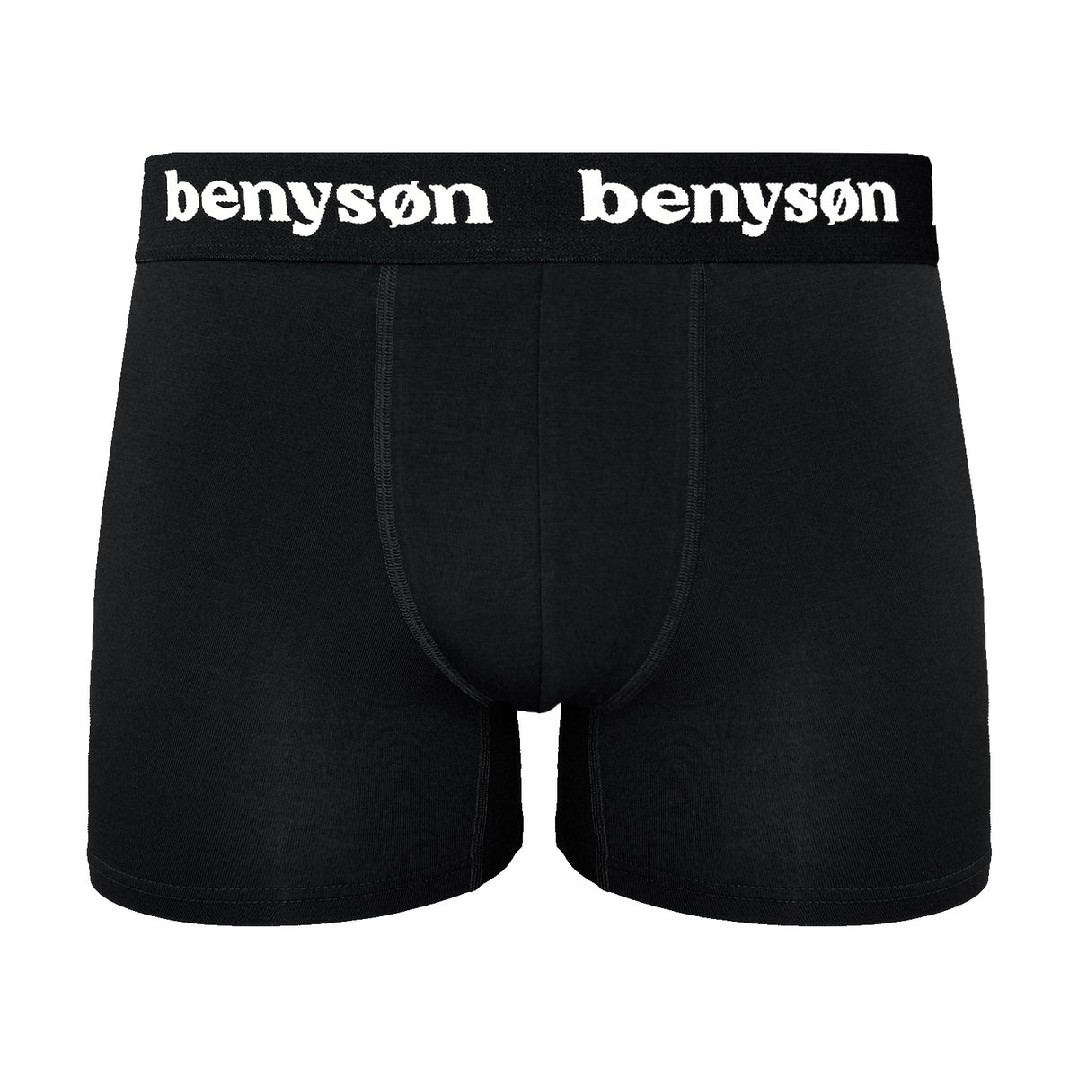 BENYSON men's bamboo viscose boxer shorts, 3 pcs, green, black, blue