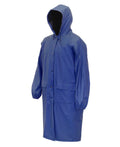 PU rain coat, blue