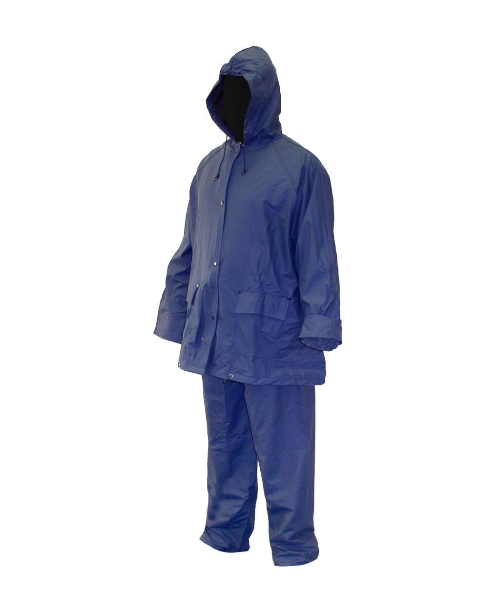 PU rain suit, blue