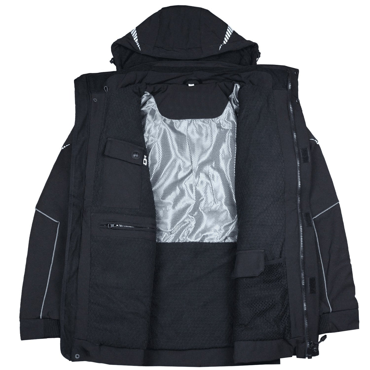 SOFTSHELL PARKA HQ winter jacket, black
