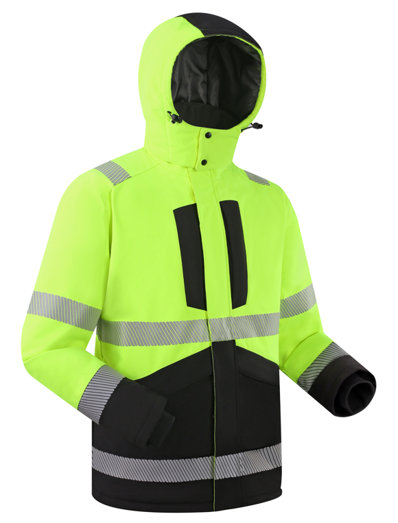 HIVI WINTERPLUS winter high-visibility jacket, yellow