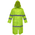 High-visibility rain coat