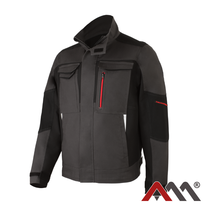 PROFESSIONAL 4 Dynamic Stretch work jacket, grey