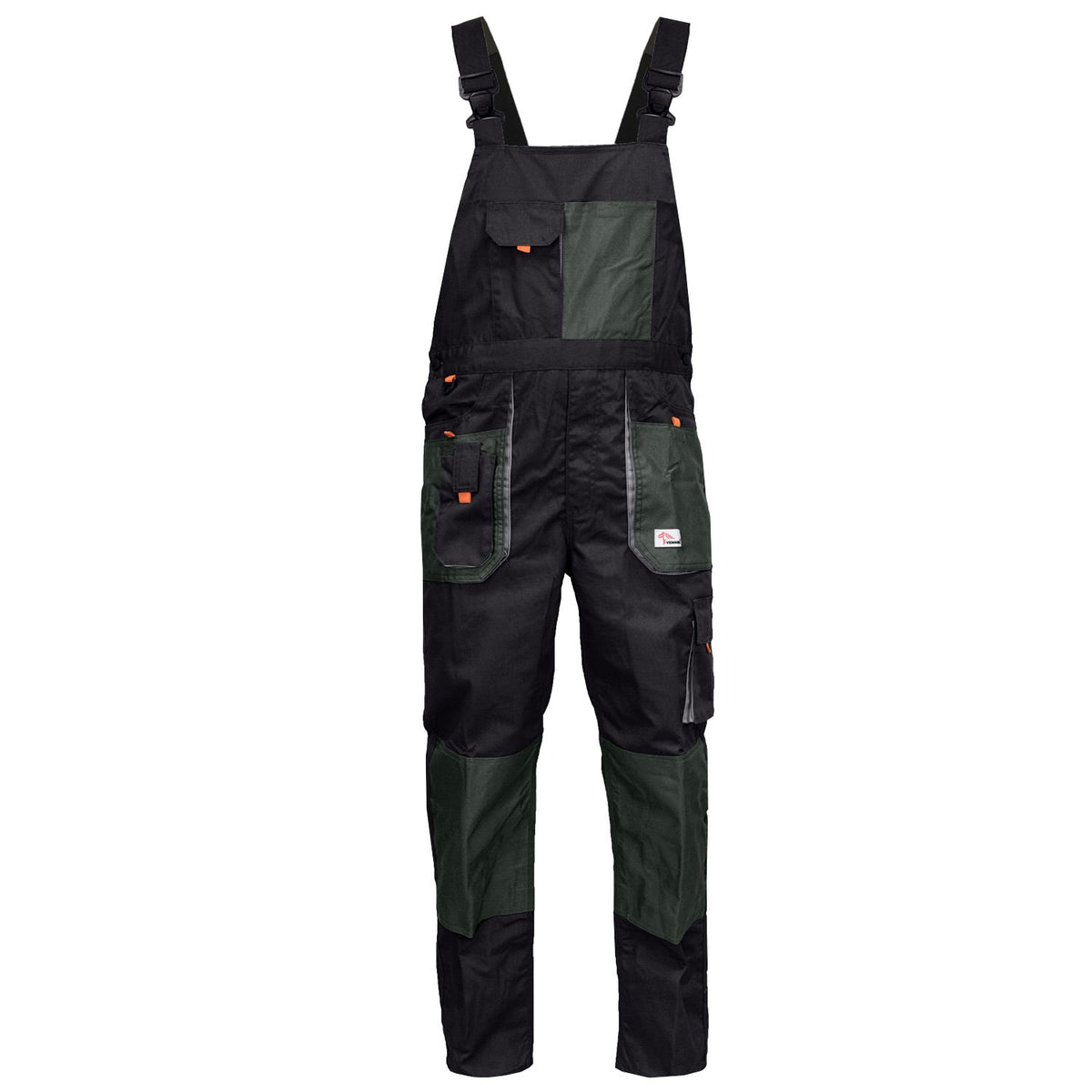 WORKER work bib trousers, grey