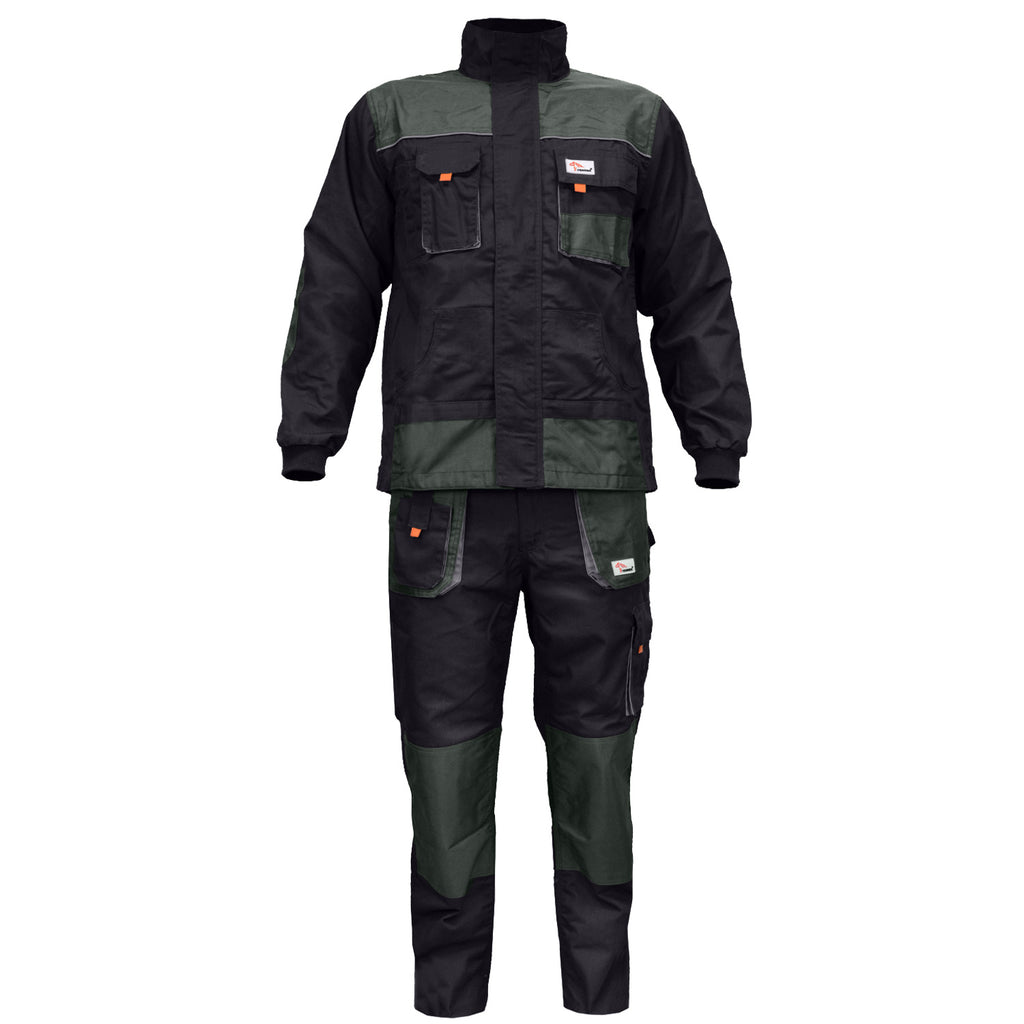 WORKER work bib trousers, grey