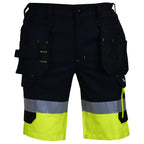 Reflex stretch work shorts, black