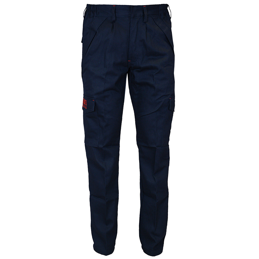 Flame-retardant antistatic welding trousers