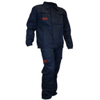 Flame-retardant antistatic welding trousers