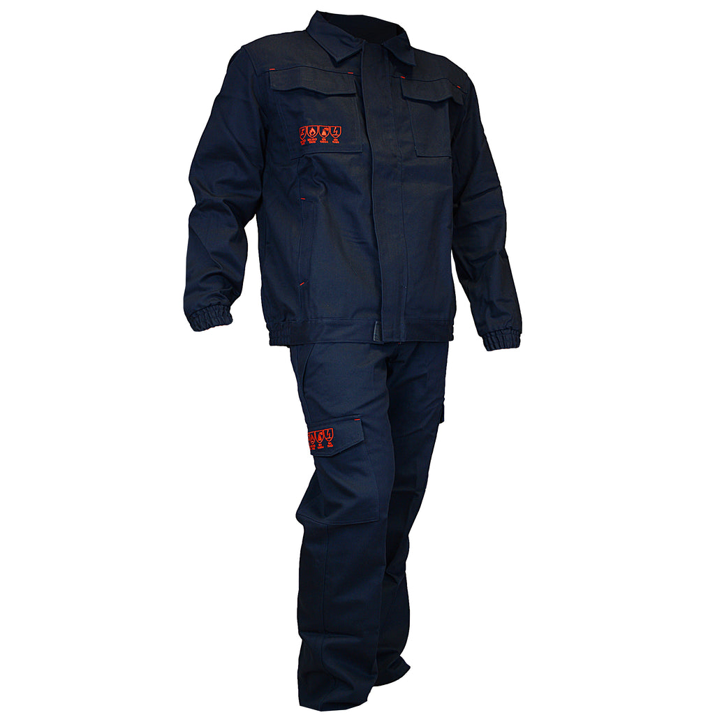 Flame-retardant antistatic welding jacket