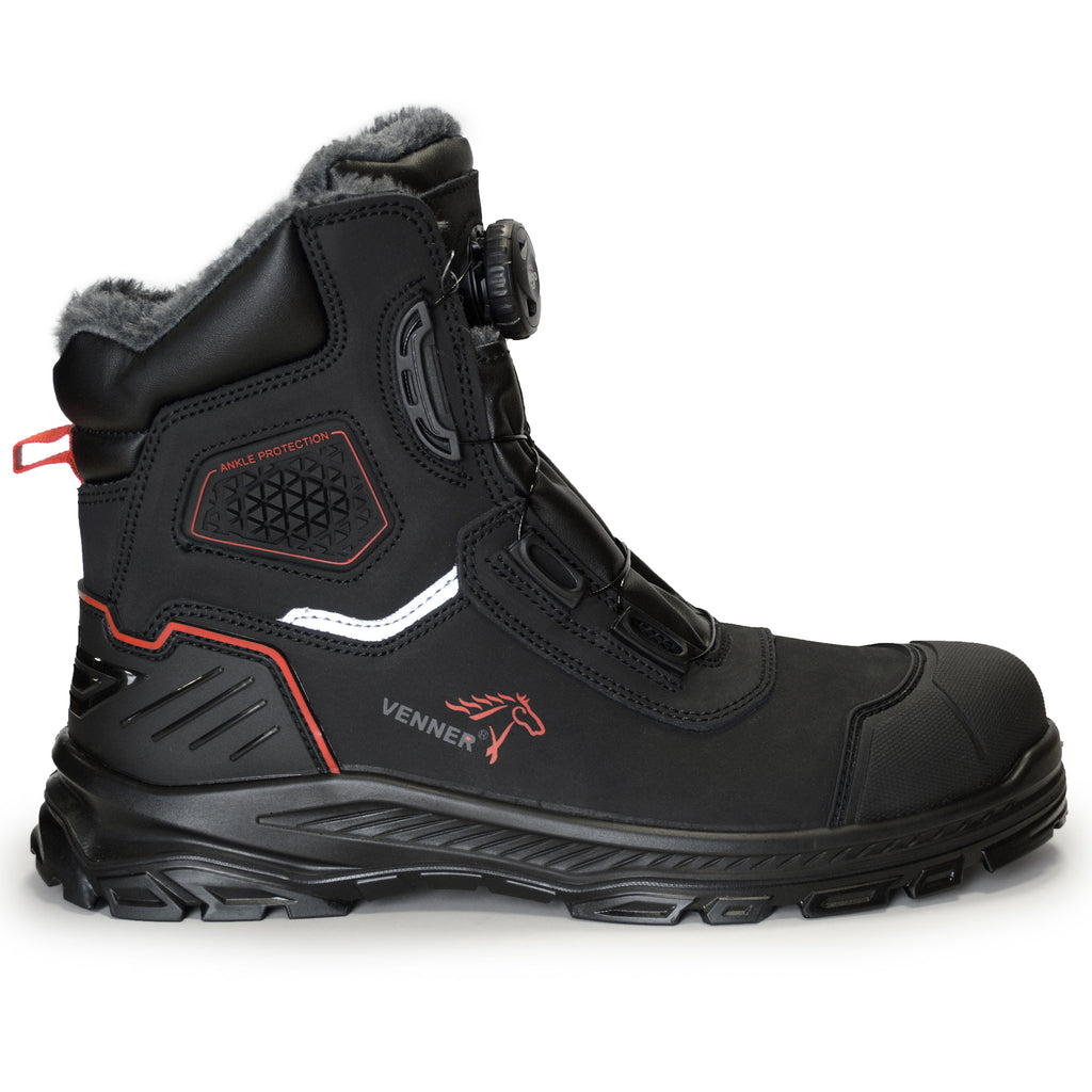 VENNER 64507 S3S FO SR CI SC winter safety boots with FitGo quick lacing