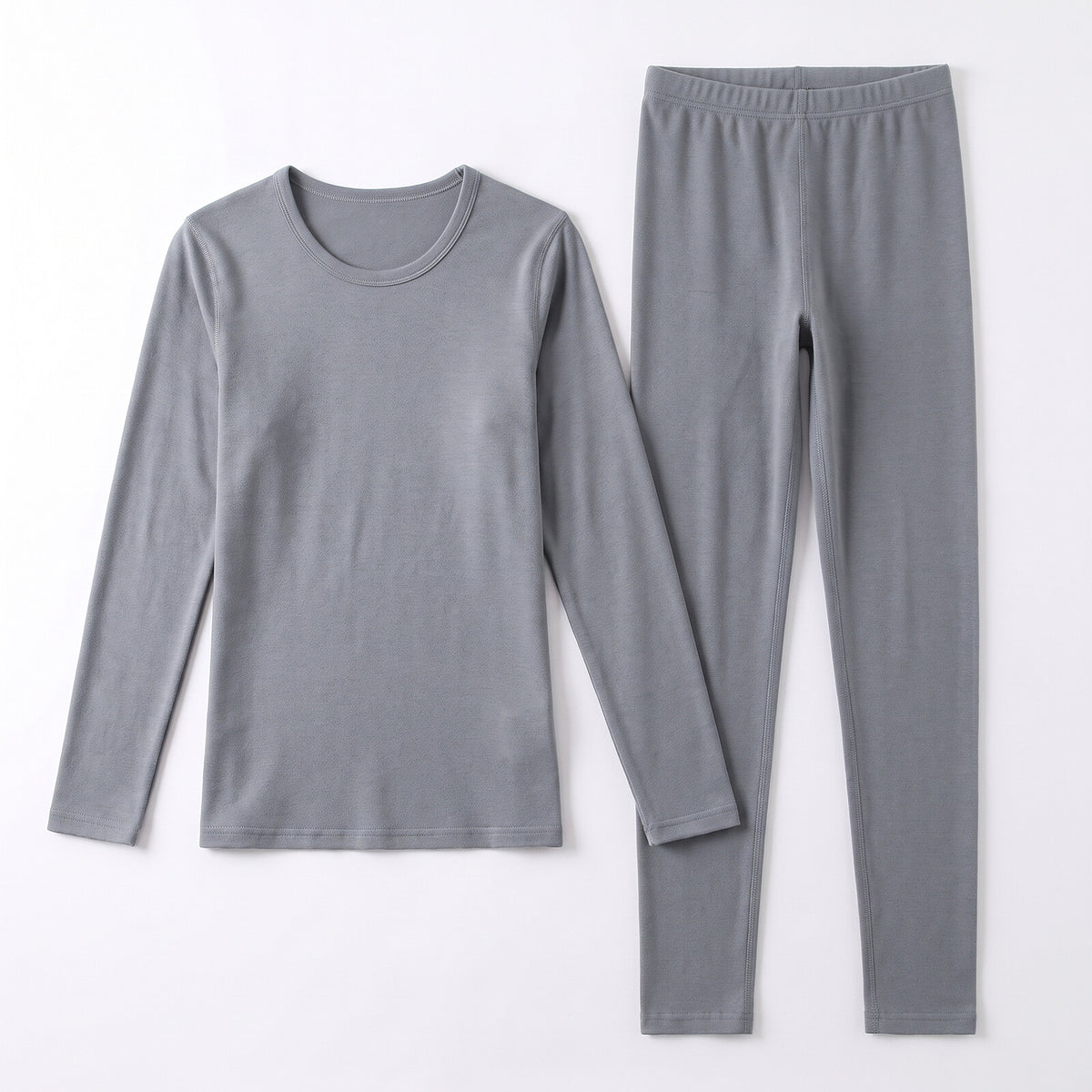 GAUBERT 152 women's merino wool thermal underwear set, grey