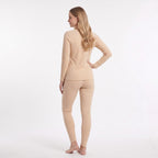 GAUBERT 152 women's merino wool thermal underwear set, beige