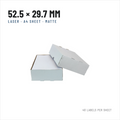 Riven Supply A4 labels, 52.5x29.7 mm, 40 per sheet, 500 sheets